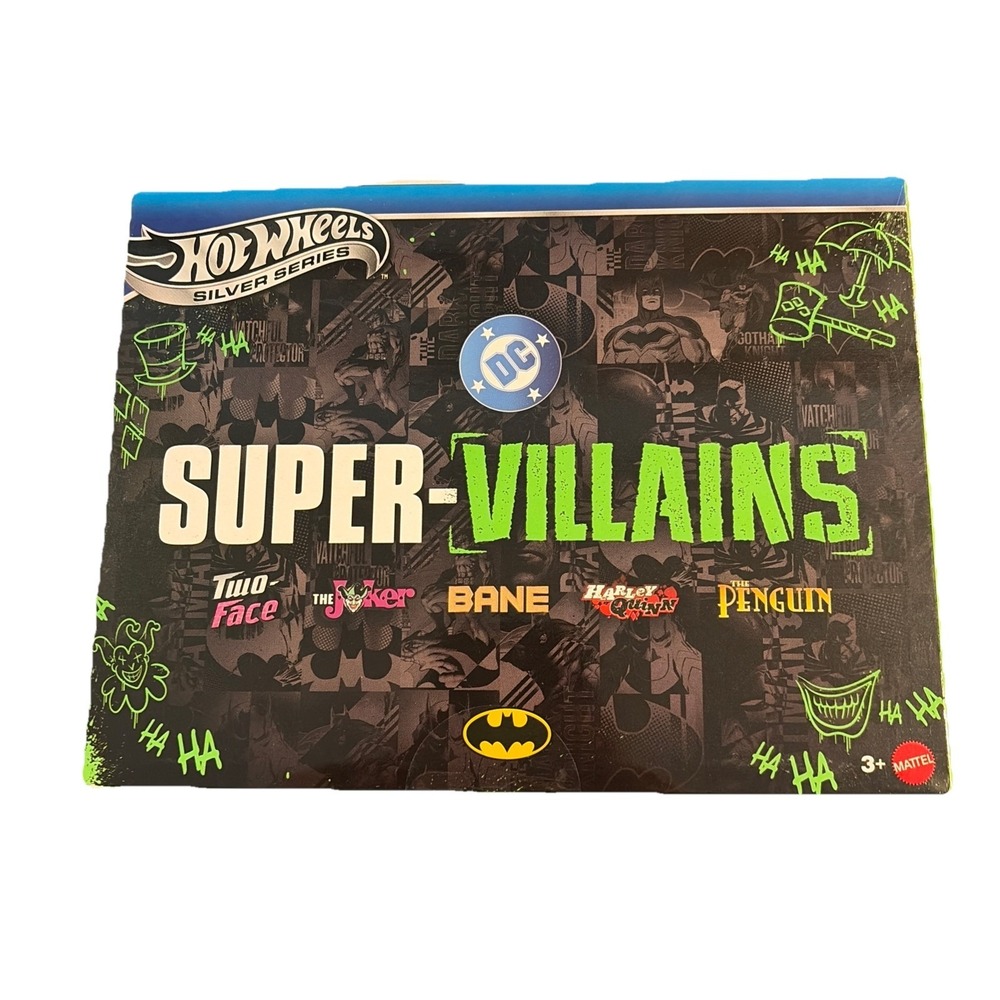 Hot Wheels Silver Series DC Batman Super Villains Set 2026 Collector